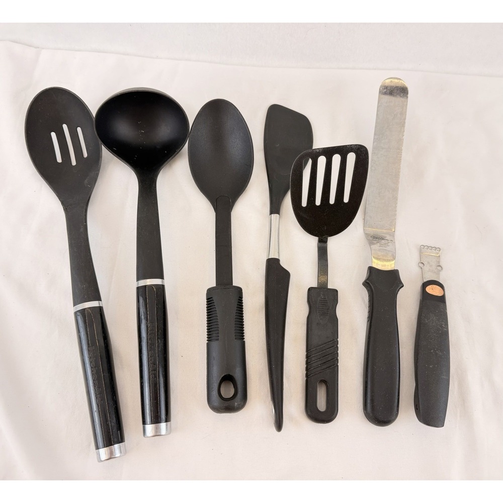 Kitchen Utensil‎ Lot KitchenAid Tupperware Wilton Spatula Ladle Spoon Tools